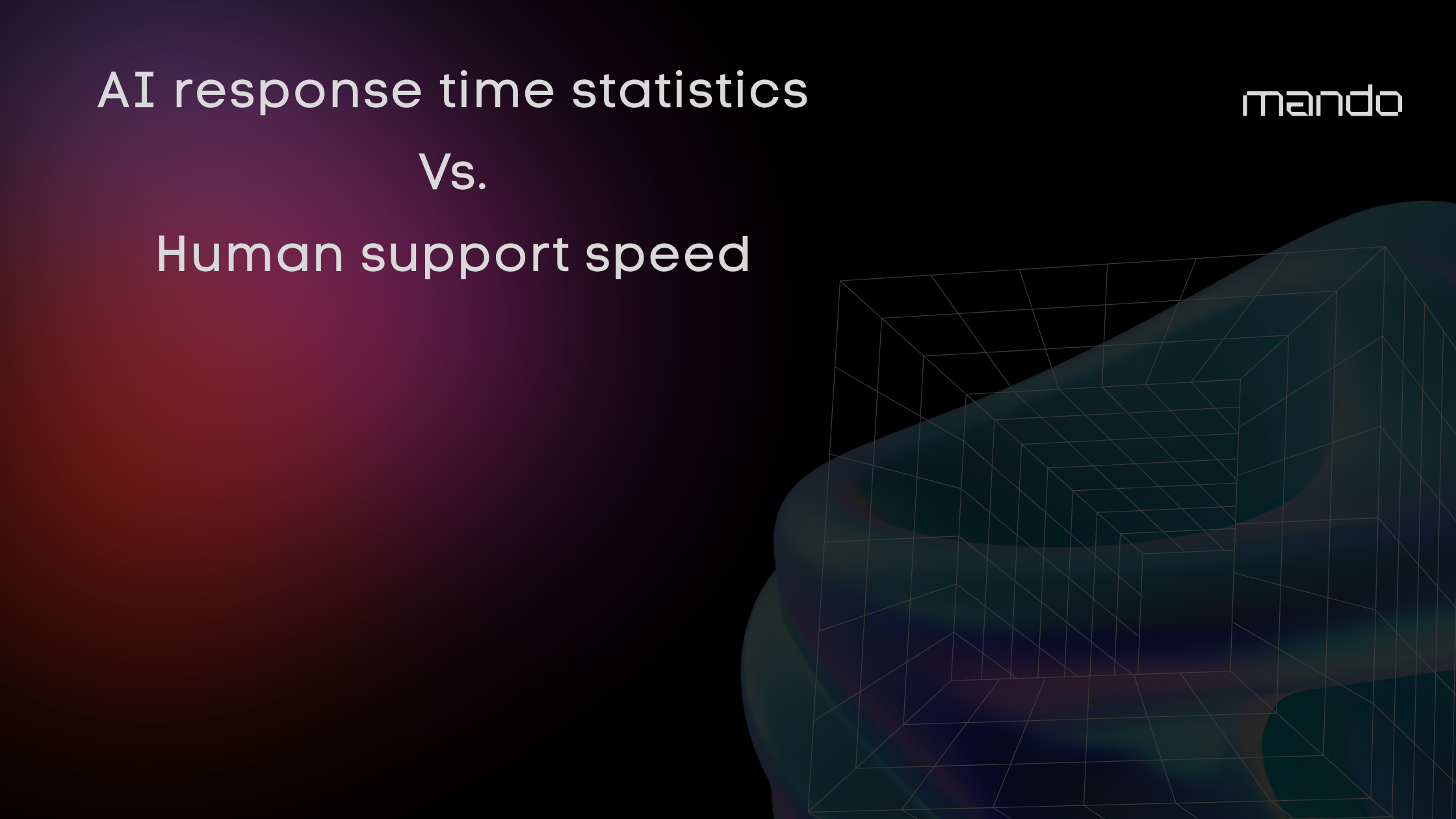 AI response time statistics vs human support speed